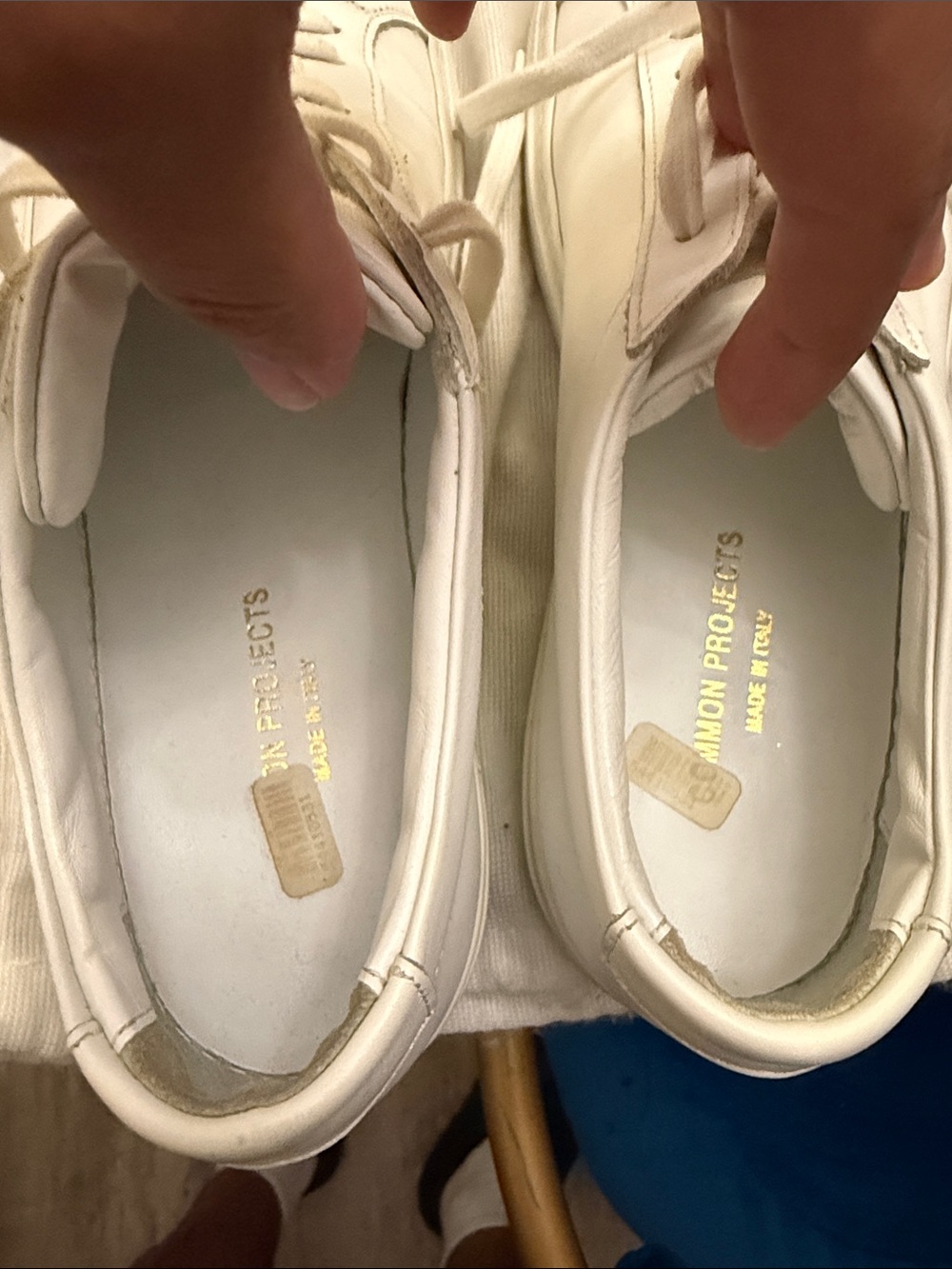 Common projects size 41 white sneakers (worn twice) - Picture 4 of 8